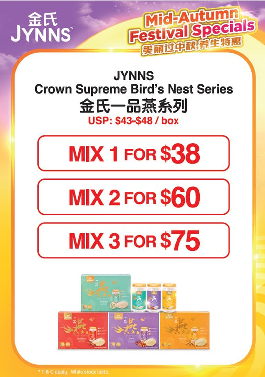 (2024 Mid-Autumn PROMO) JYNNS Crown Supreme Bird's Nest Series